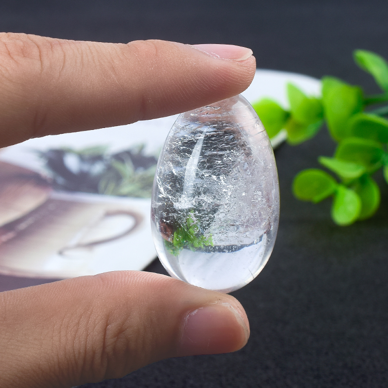 Undrilled Rock Quartz Jade Yoni Eggs Massage Stones to Train Pelvic Muscles Kegel Exercise