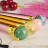 Single-end Electric Rock Quartz Stone Ball Roller and Skin Gym Face Facial Roller for Face Massager Tool 