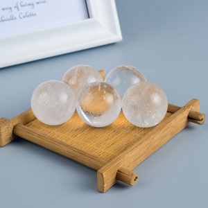 Natural Rock Quartz Crystal Ball Sphere 