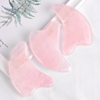 Dolphin-Shaped Rose Quartz Gua Sha Board Massage for SPA Acupuncture Treatment, Reducing Neck and Muscle Pain