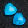 20mm 30mm 35mm Turquoise Heart Shape Gemstone Beads Natural Turquoise Crystal Hearts