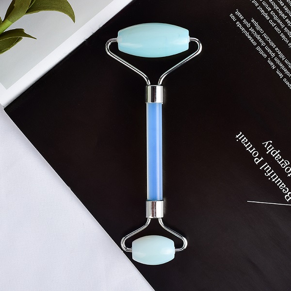 Opalite Roller for Face -Opalite Roller Real 100% Natural Jade for Wrinkles, Anti Aging Facial Massager