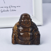  2 inch Hand Carved Natural Tiger Eye Jade Mini Nile Buddha Figurines 