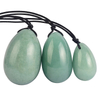 Green Aventurine Jade Yoni Eggs, Green Aventurine Massage Kegel Jade Eggs for Women PC Muscle Training