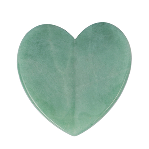 Heart-Shaped Natural Green Aventurine Gua Sha Facial Massage Natural Scraping board Body Scraper Crystal Scratching