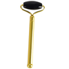 Single-end Black Obsidian Roller and Skin Gym Face Facial Roller for Face Massager Tool 