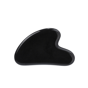 Natural Black Obsidian Gua Sha Stone Factory Direct Wholesale Price Gua Sha Face Massage Tool