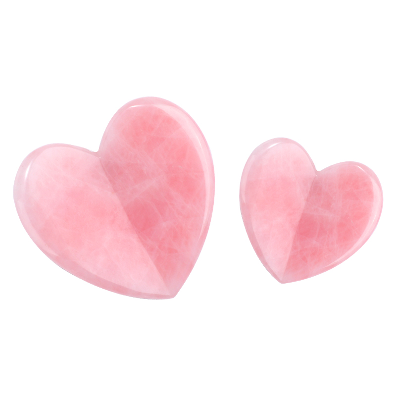 Heart Gua Sha facial scraping