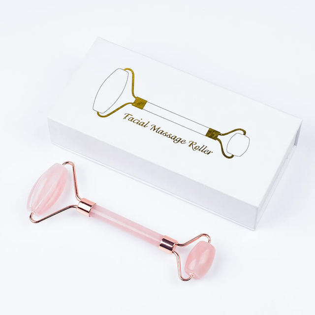 New Design Natural Jade Roller Rose Quartz Face Roller