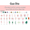 Natural Bian Stone Gua Sha Tool Supplier High quality Face Gua Sha Stone Massage Tools Guasha Facial Board with Tooth for Anti Aging